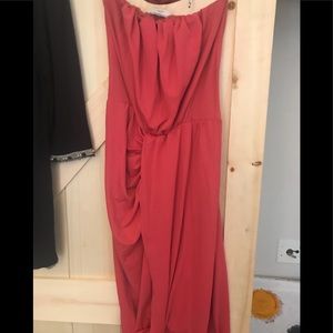 Prada strapless cocktail dress